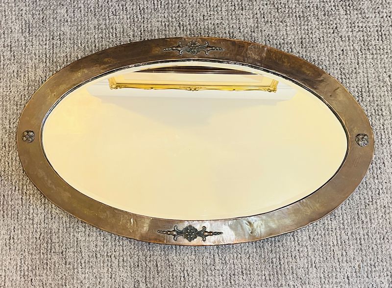 Arts and Crafts Copper Mirror