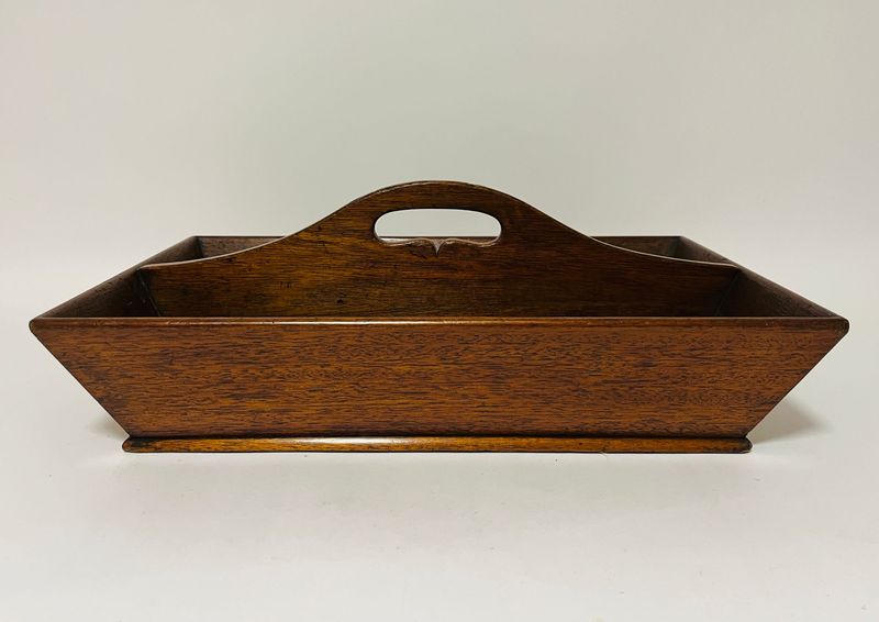 Antique Mahogany Cutlery Tray