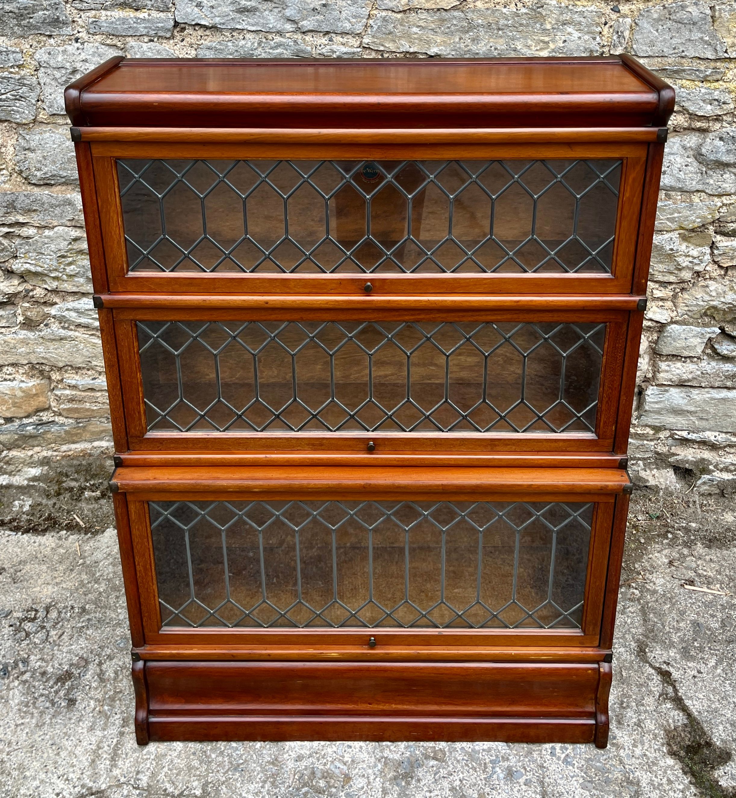 Globe Wernicke Mahogany Barrister's Bookcase