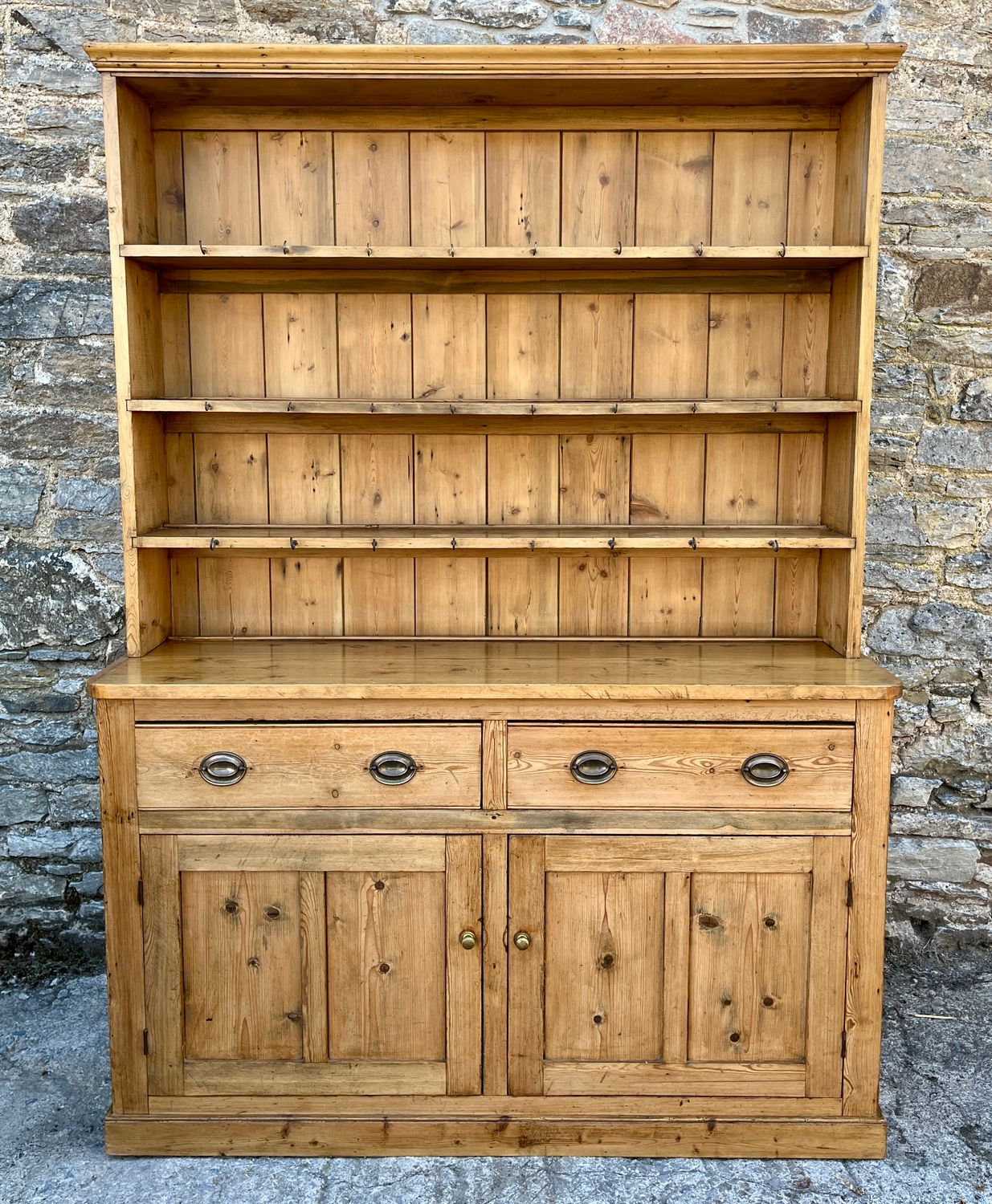 Victorian Pine Farmhouse Dresser