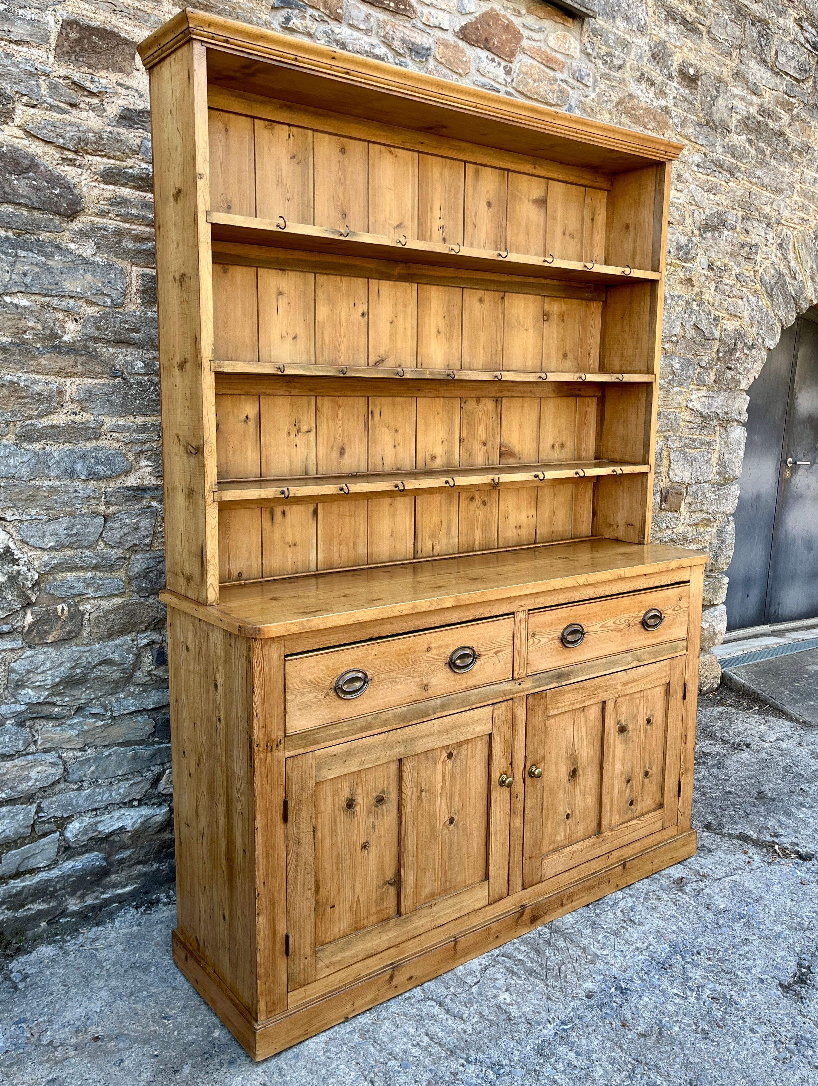 Victorian Pine Farmhouse Dresser