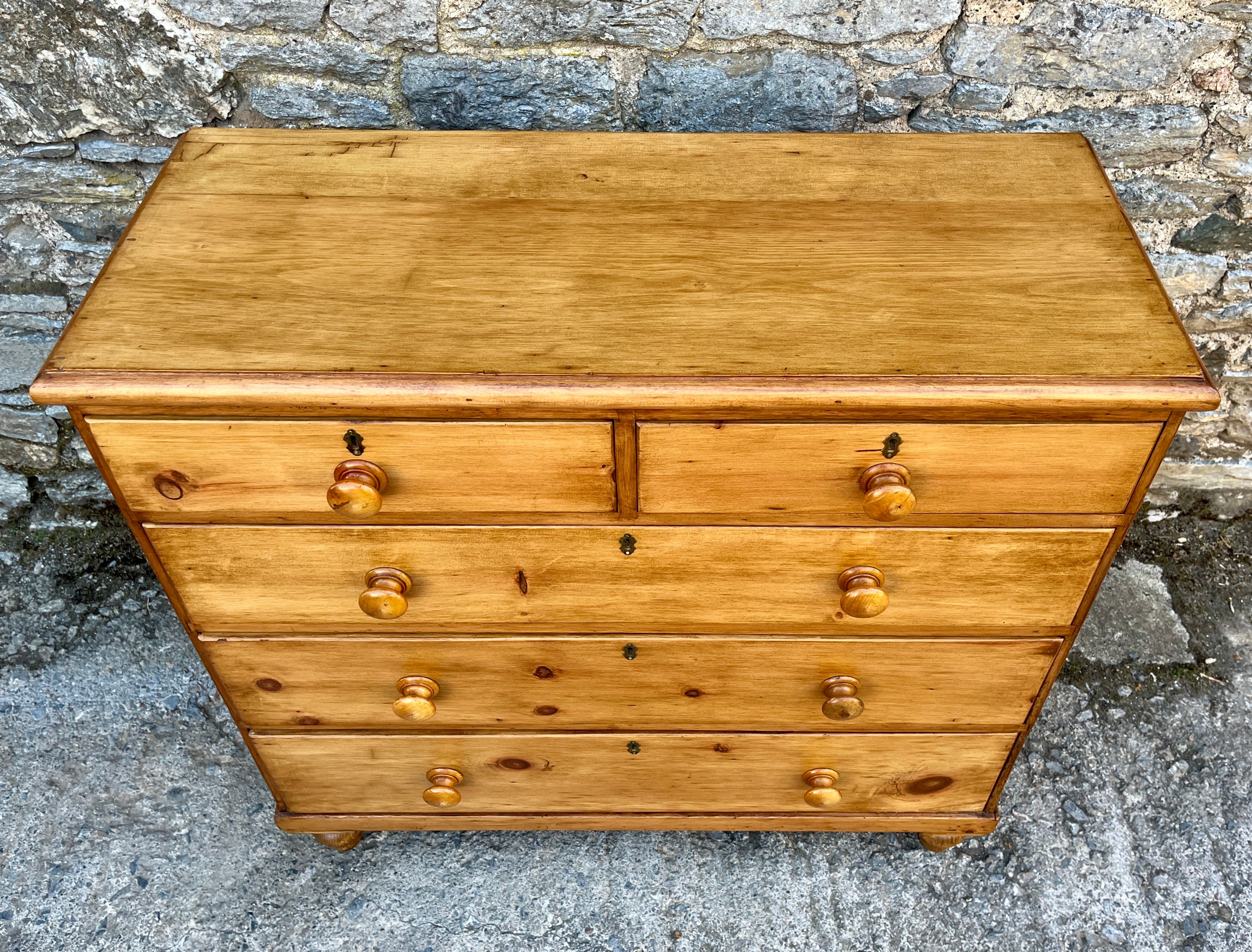 Antique Pine Chest of Drawers