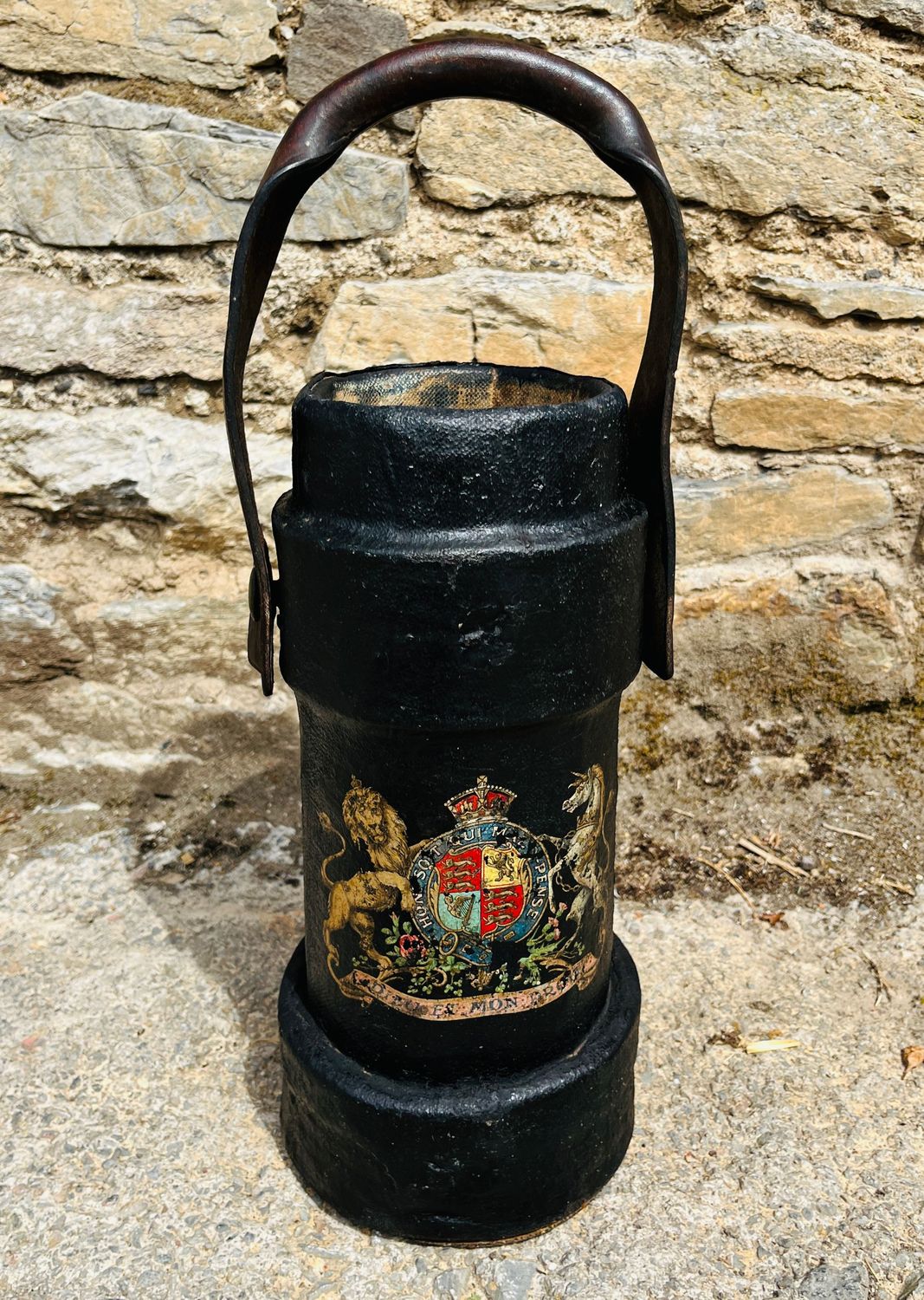 Antique Royal Navy Cordite Powder Bucket Antique Royal Navy Cordite Powder Bucket
