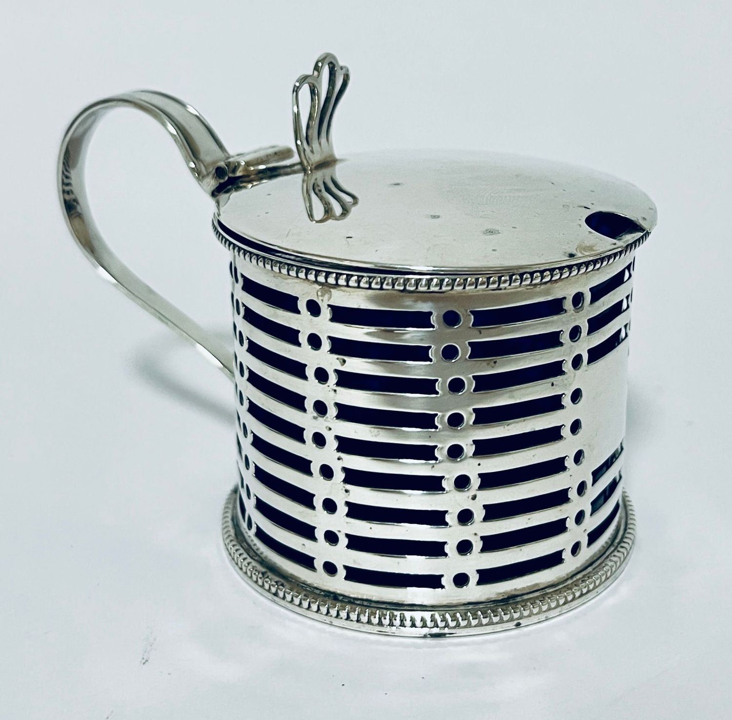Antique Silver Mustard Pot