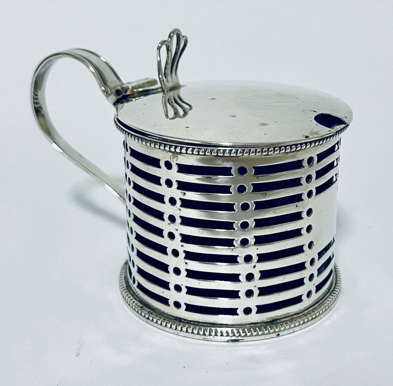 Antique Silver Mustard Pot