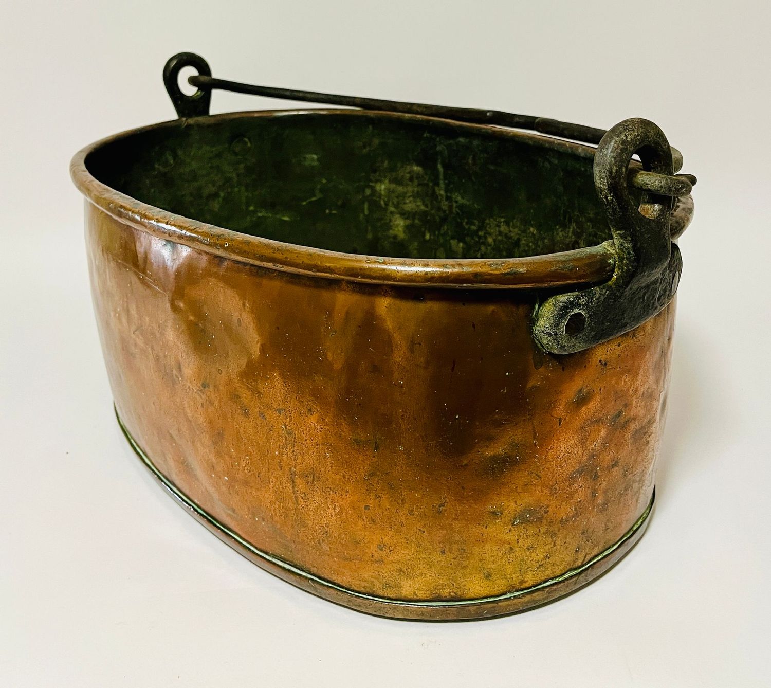 Large Victorian Copper Cooking Pot