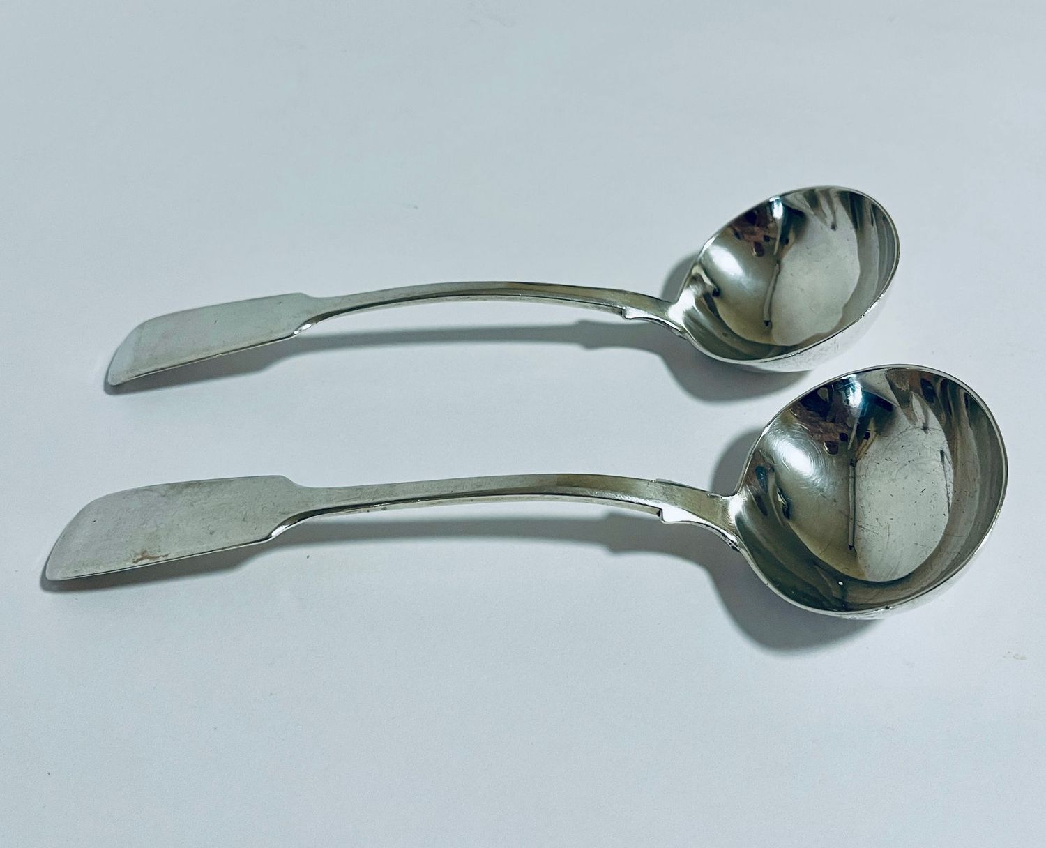 Pair of Georgian Silver Ladles