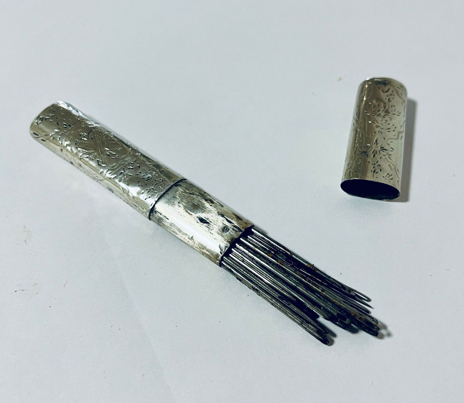 Georgian Silver Needle Case