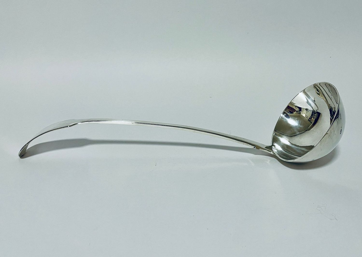 Large Georgian Silver Serving Ladle