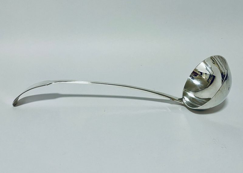 Large Georgian Silver Serving Ladle