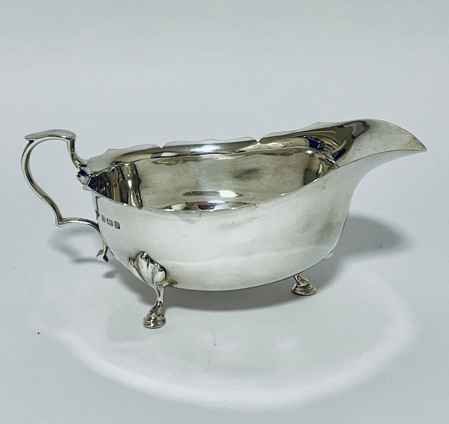 Antique Silver Sauce Boat