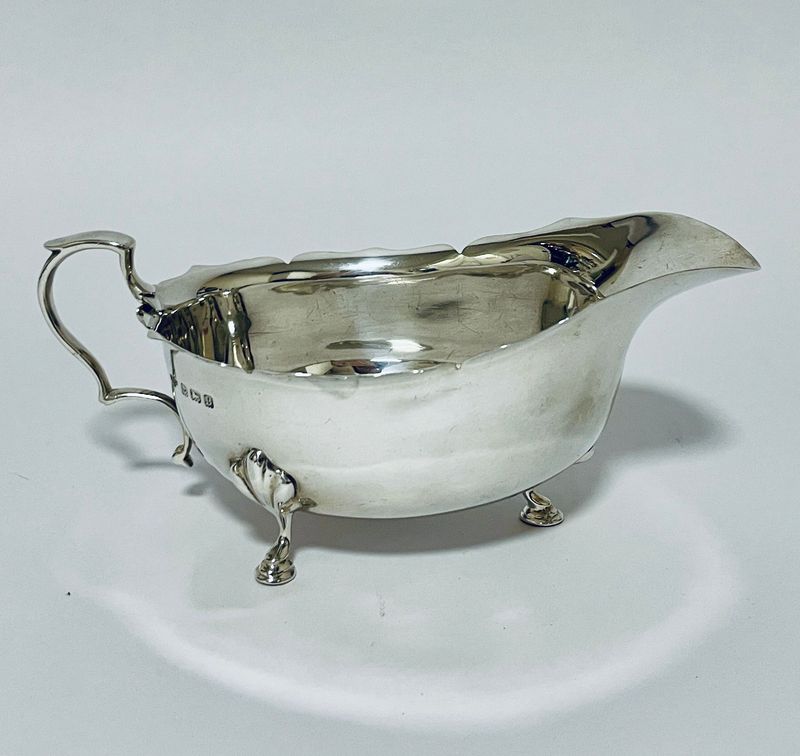 Antique Silver Sauce Boat