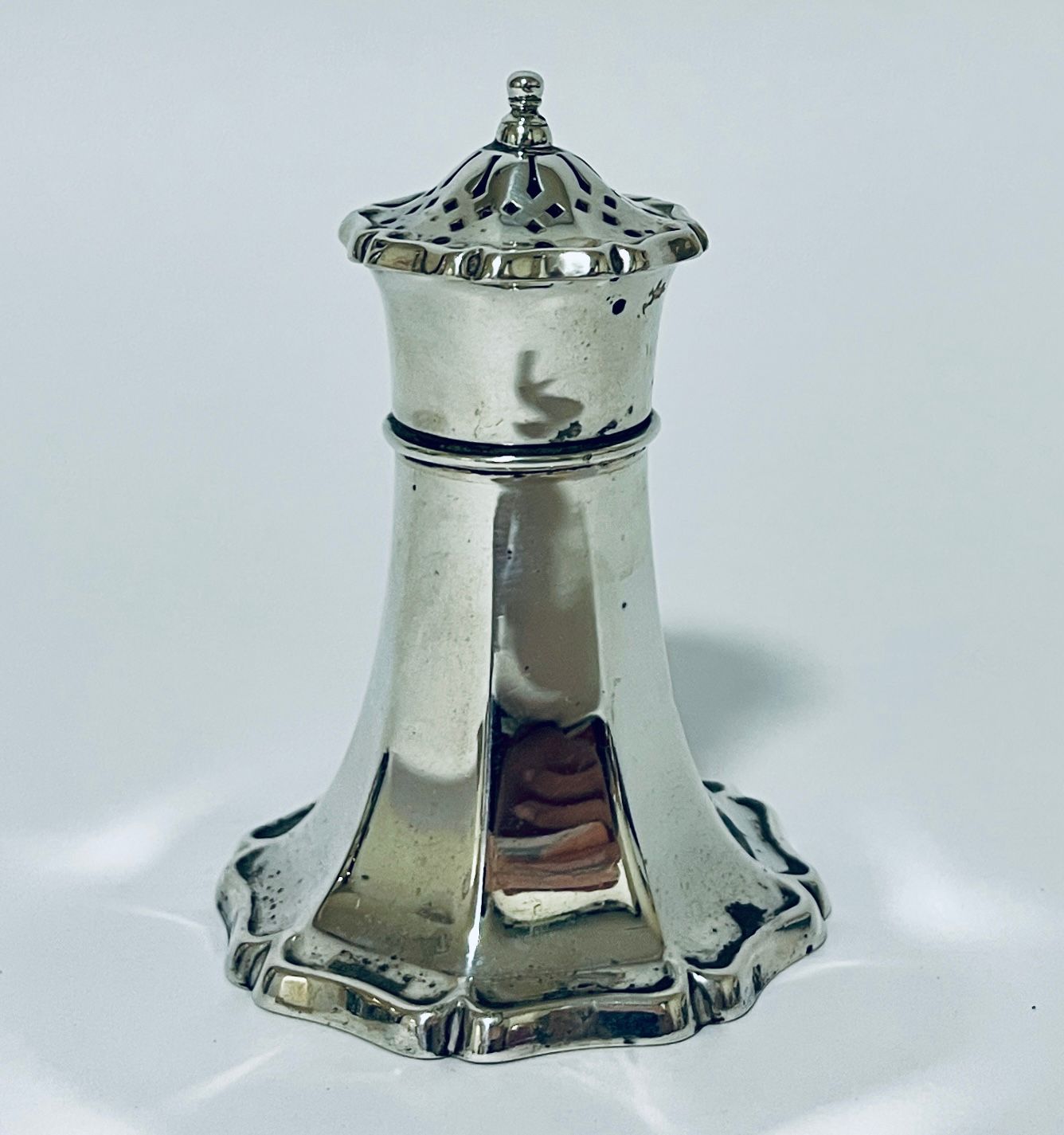 Antique Silver Pepper Pot