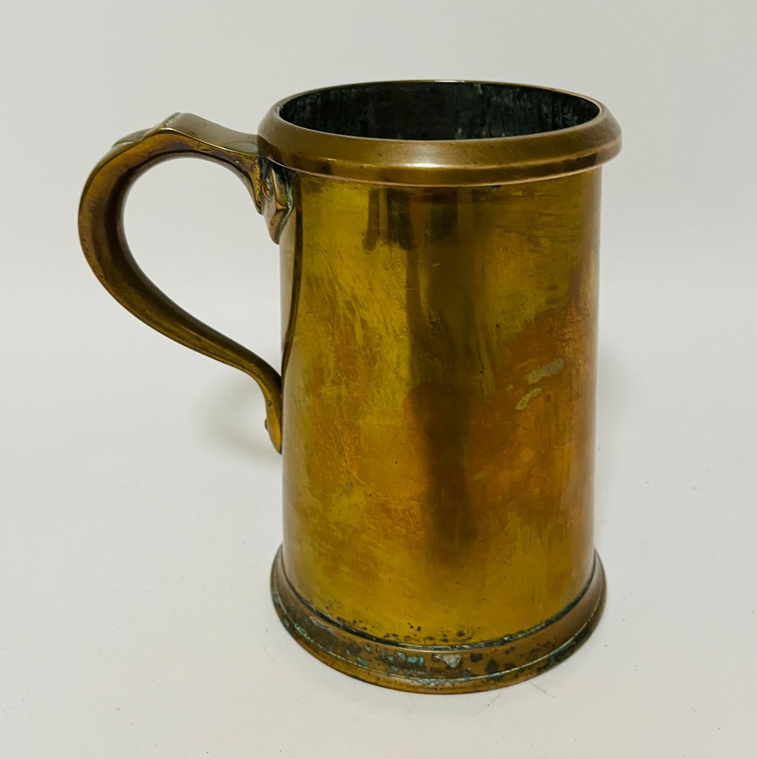 Victorian Brass Quart Tankard