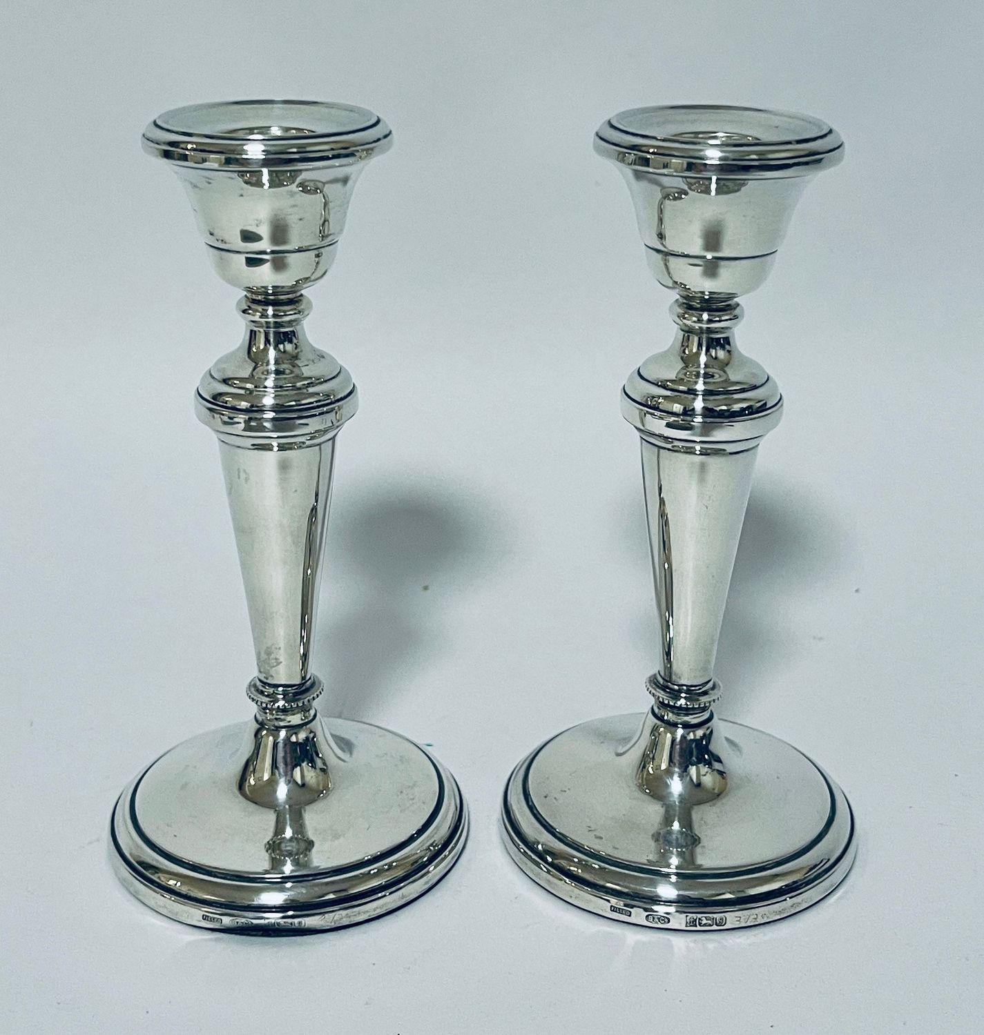 Pair of Sterling Silver Candlesticks Pair of Sterling Silver Candlesticks