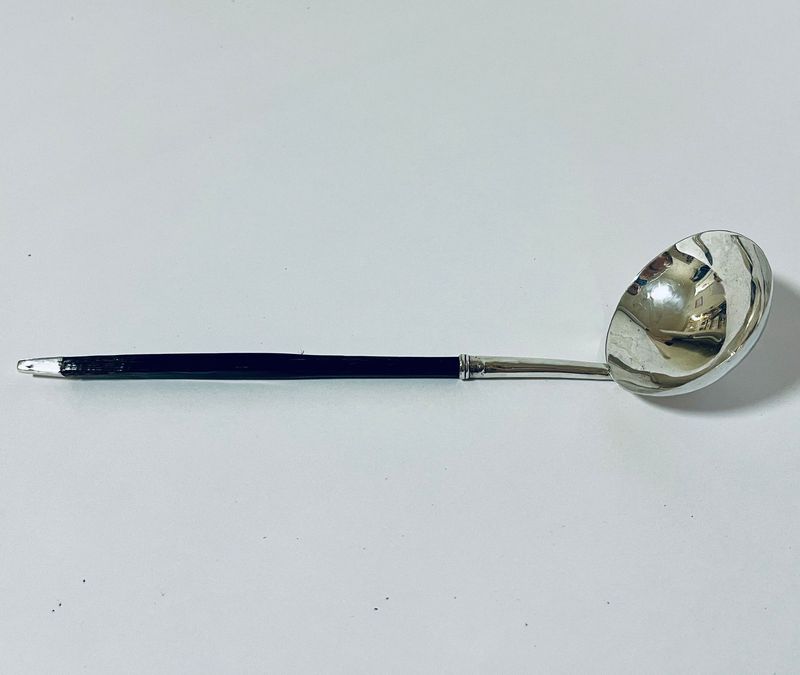 Georgian Irish Silver Punch Ladle