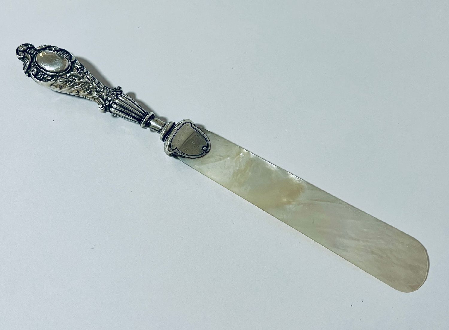 Antique Silver and Mother of Pearl Page Turner