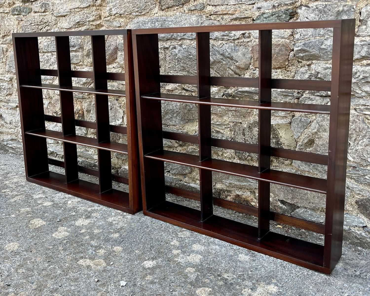 Pair of Mid Century PENGUIN Bookshelves by Beaver & Tapley