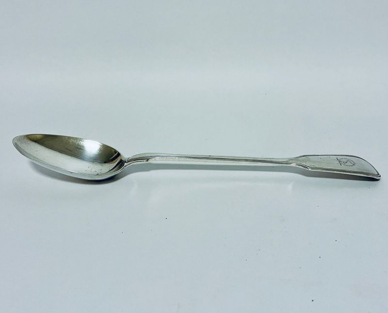 Victorian Silver Serving Spoon