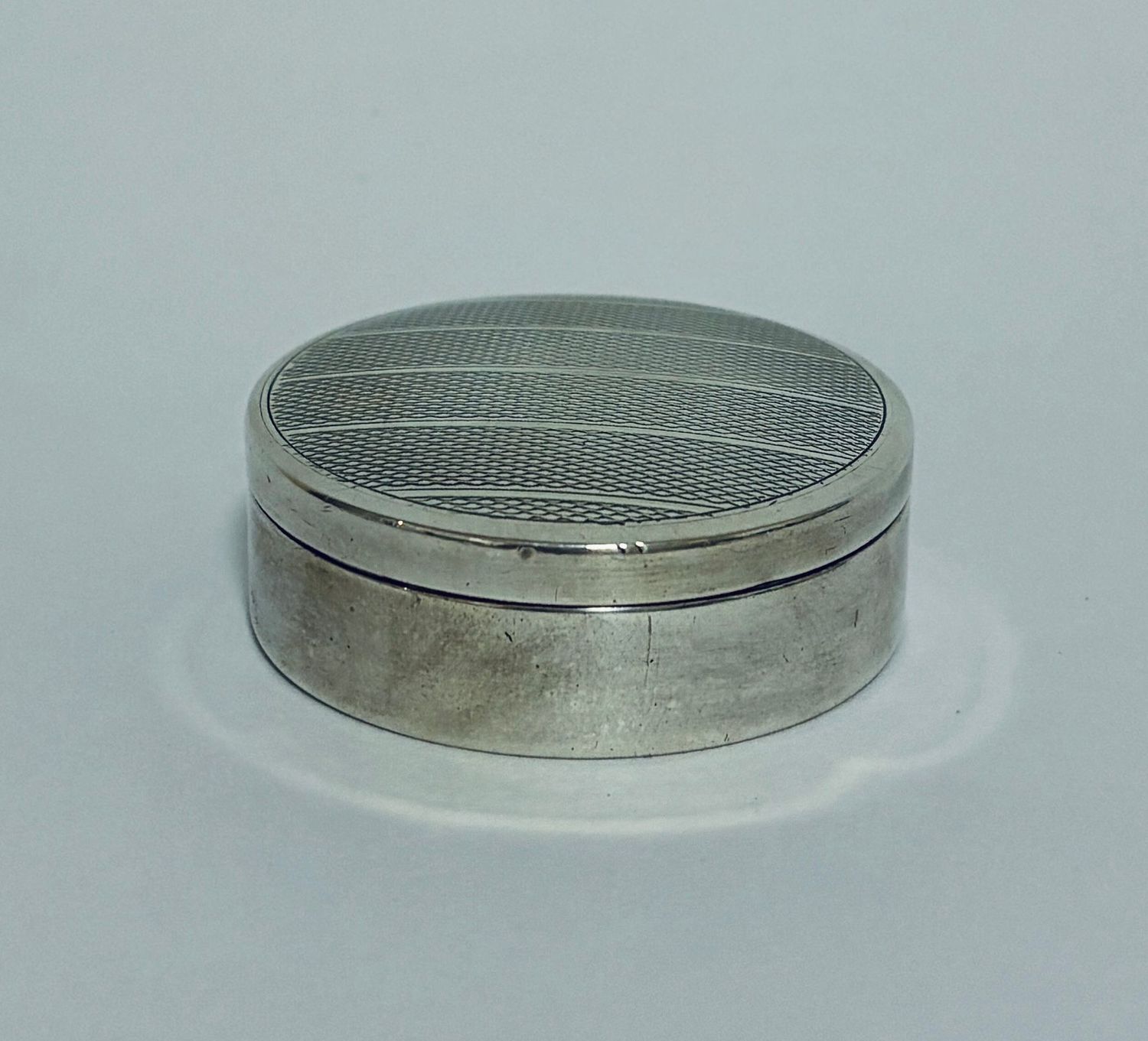 Antique Silver Pill Box