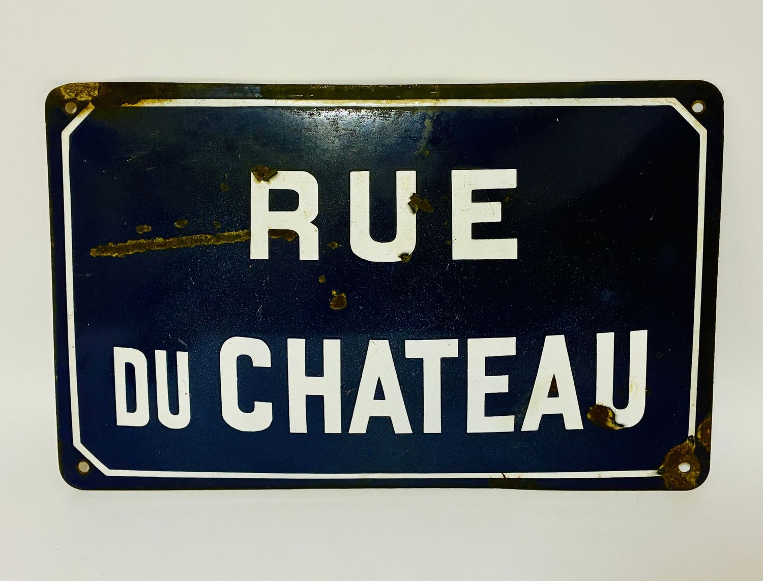 Antique French Enamel Sign