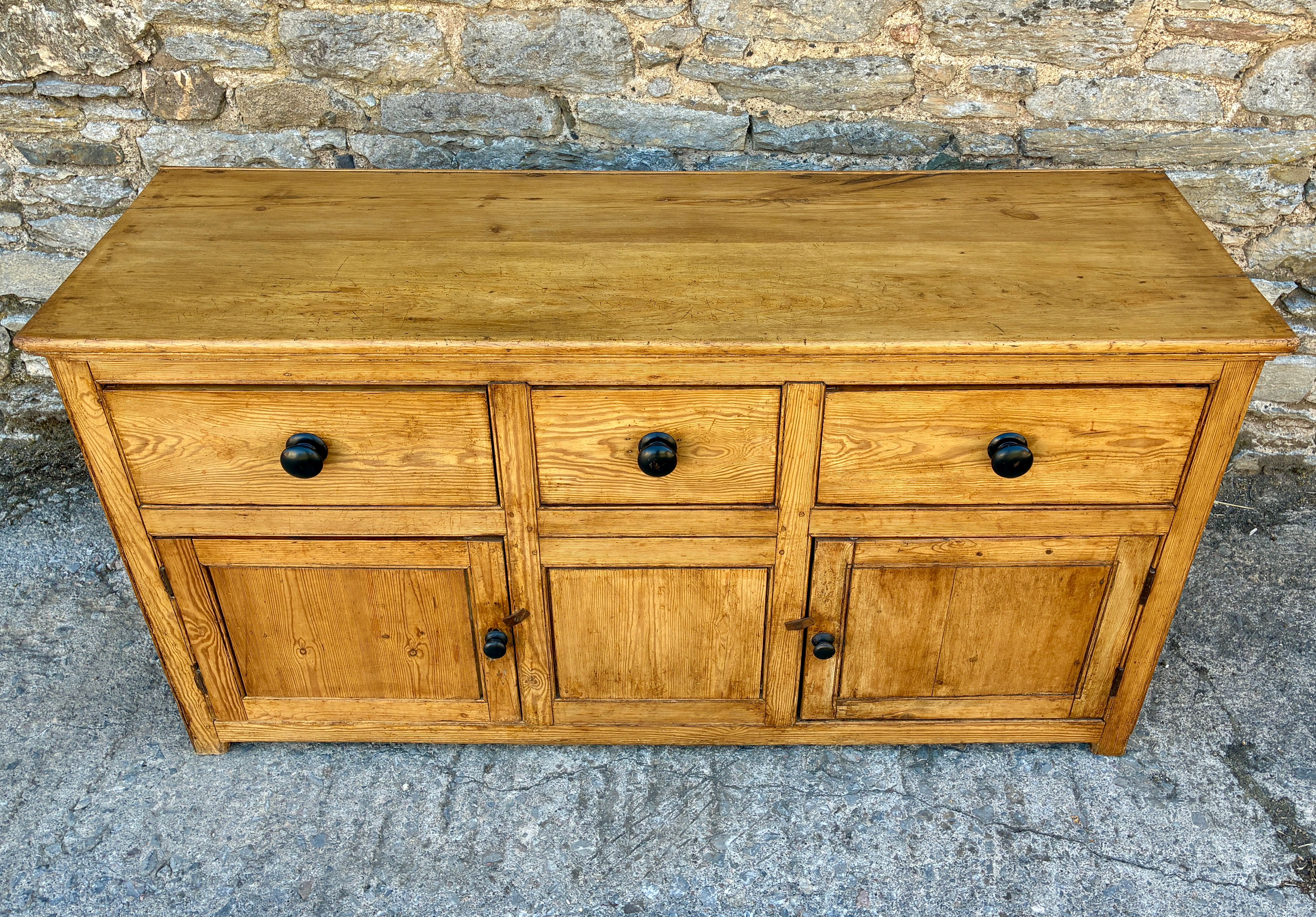 ​Antique Pine Dresser Base