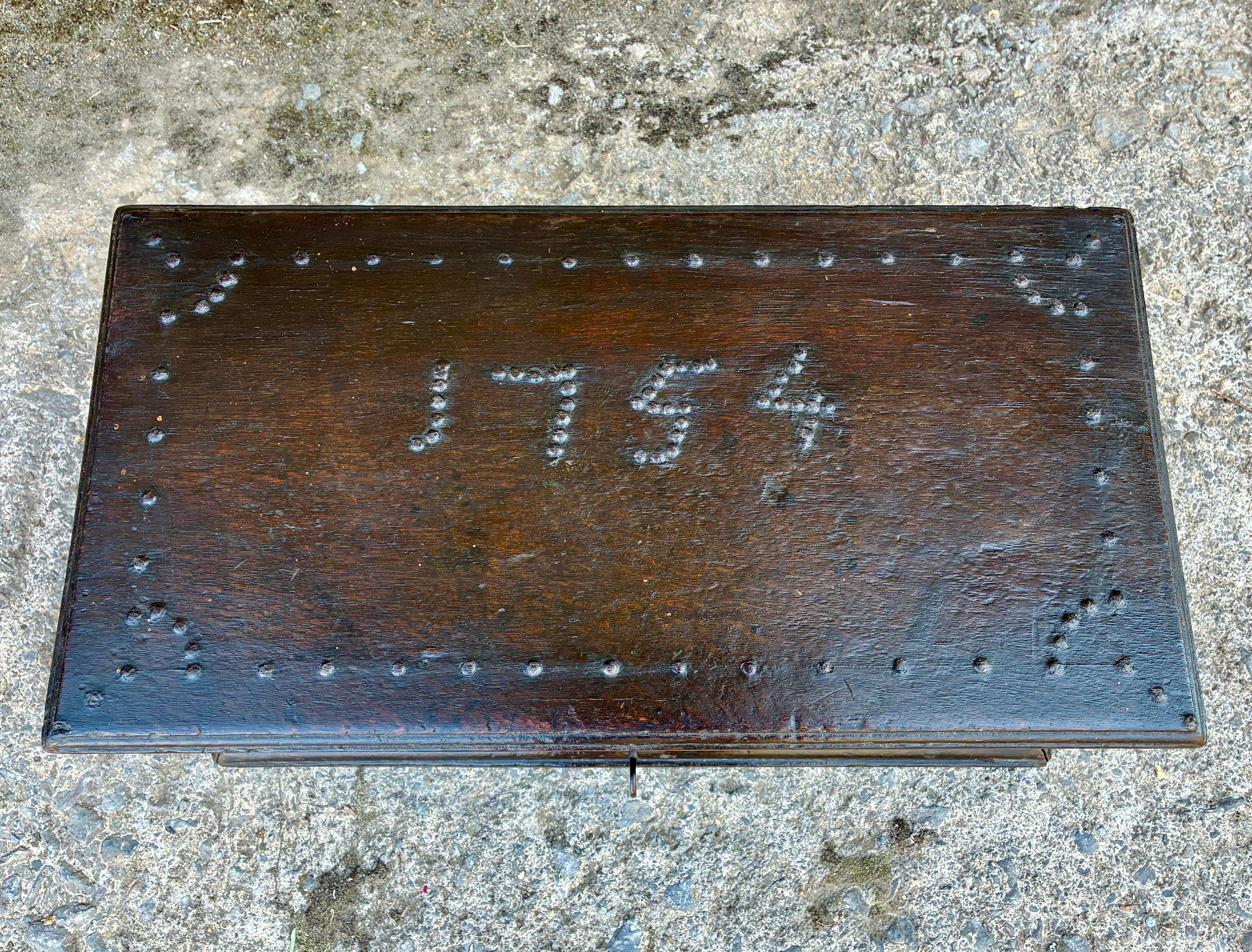 18th Century Oak Strong Box
