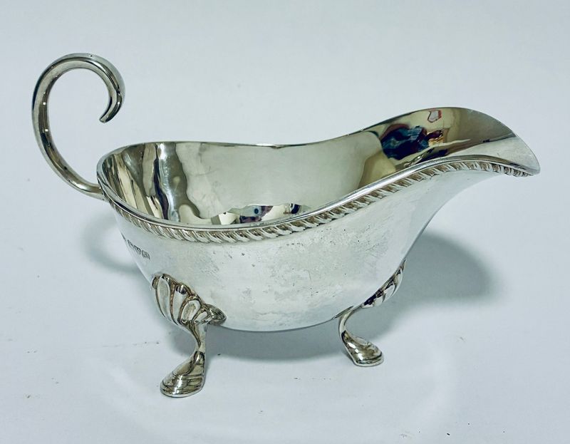 Antique Silver Sauce Boat