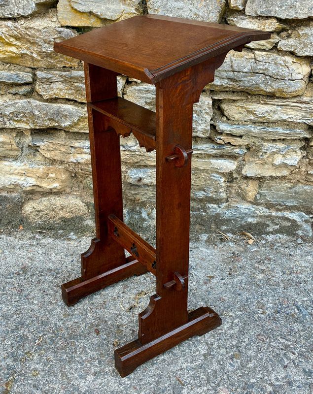Small Antique Oak Church Lectern