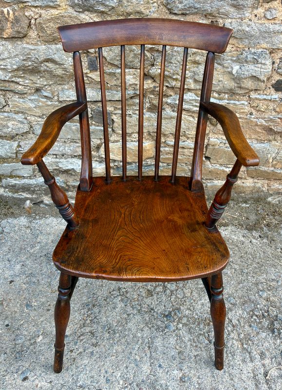 Antique Stick Back Windsor Farmhouse Chair