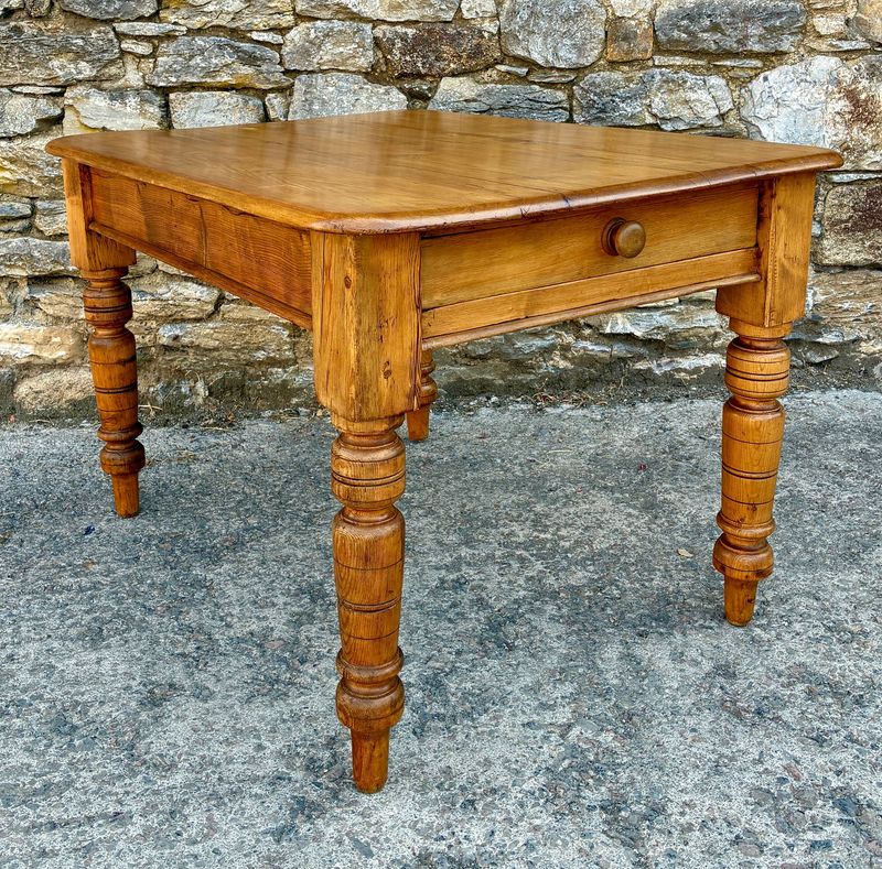 Antique Pine Farmhouse Table