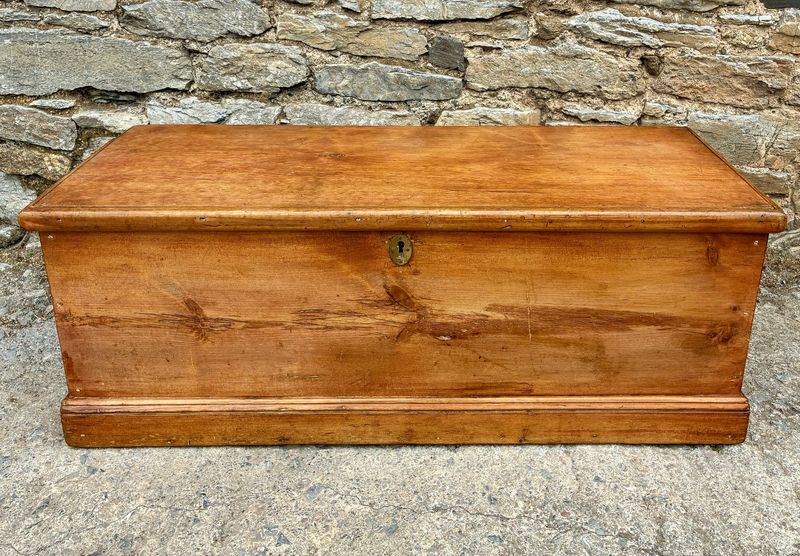 Antique Pine Blanket Box