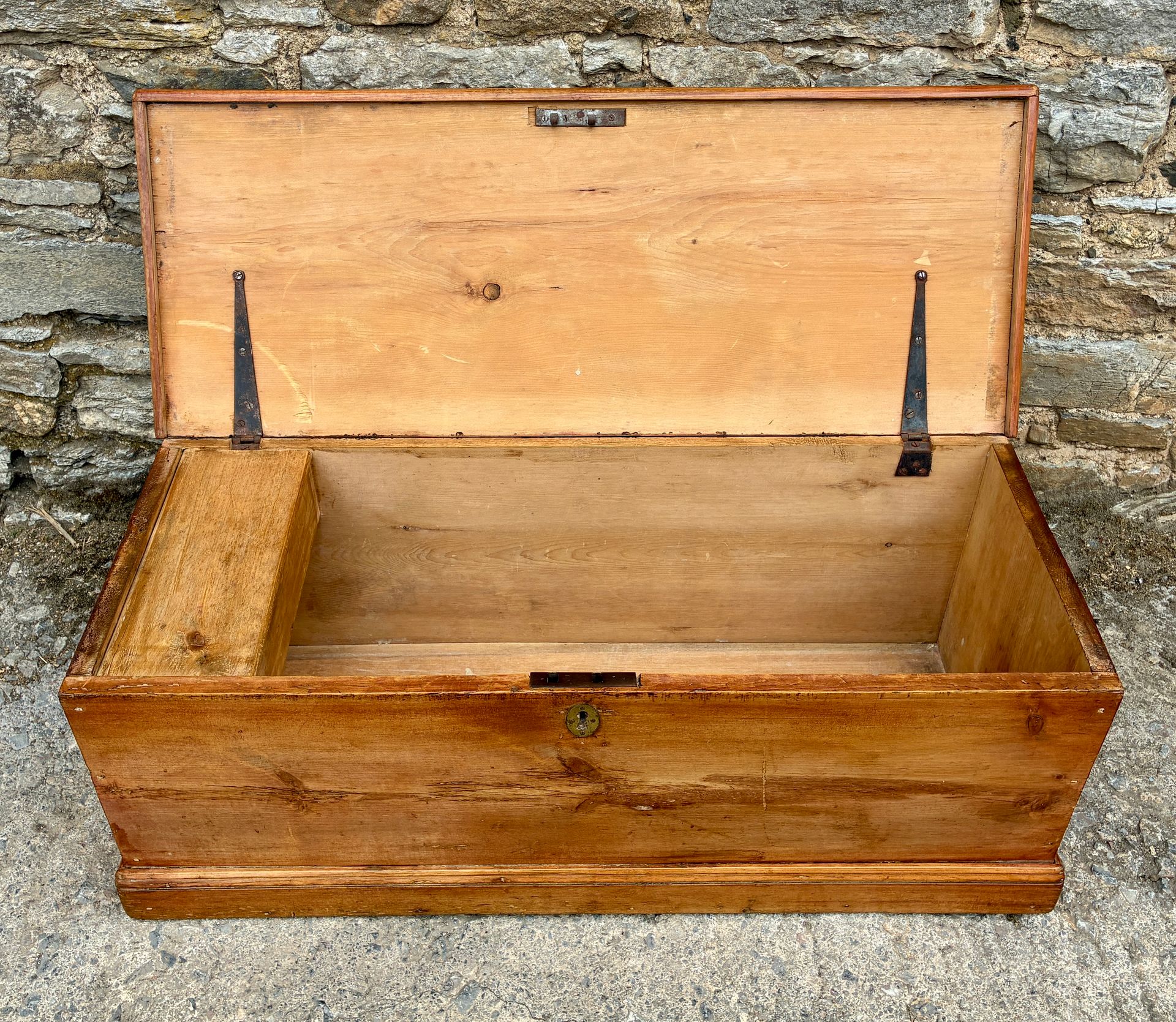 Antique Pine Blanket Box