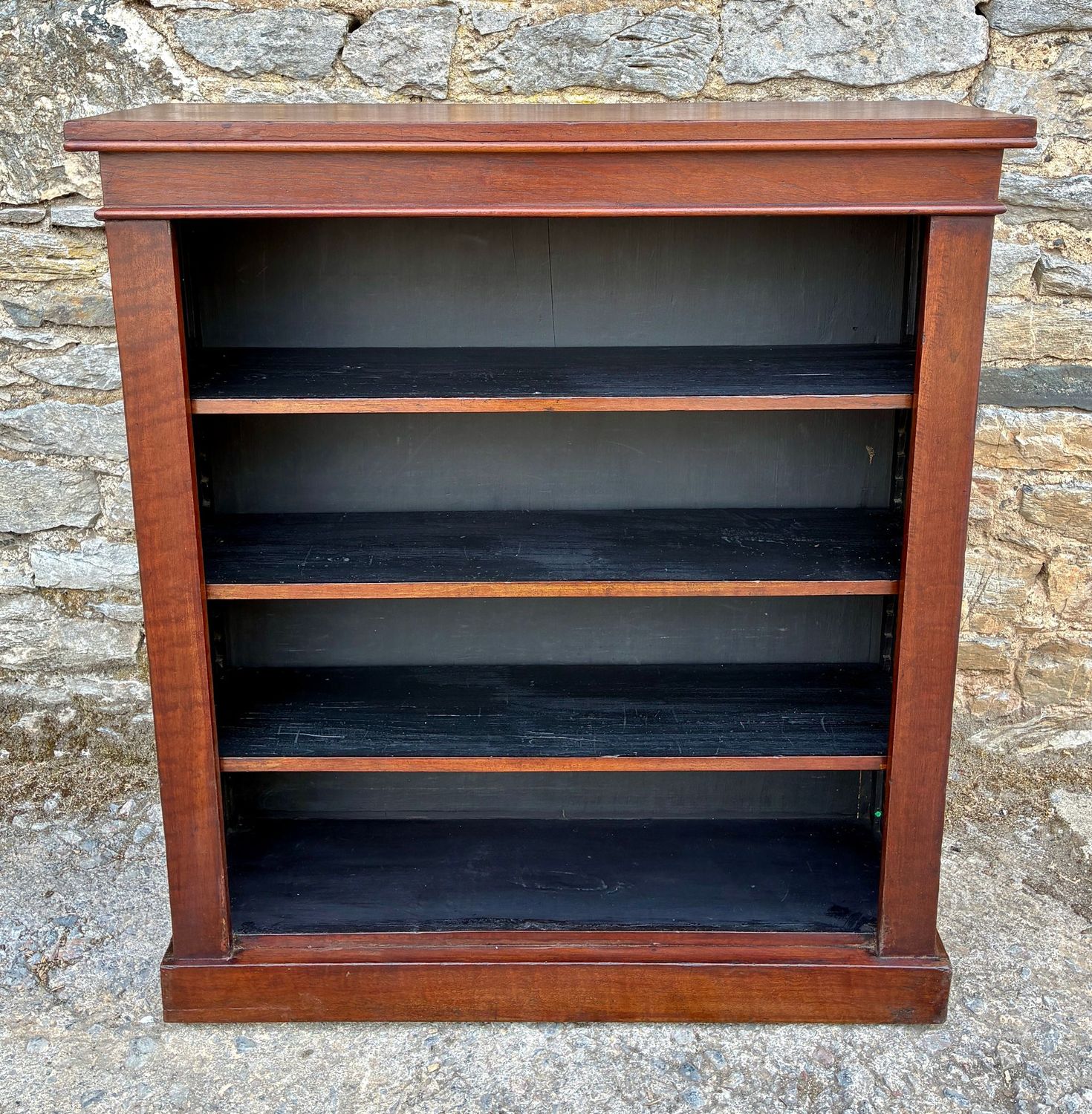 ​Antique Mahogany Open Bookcase