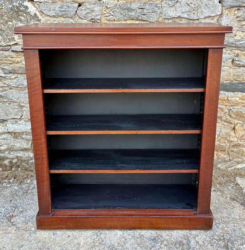 ​Antique Mahogany Open Bookcase
