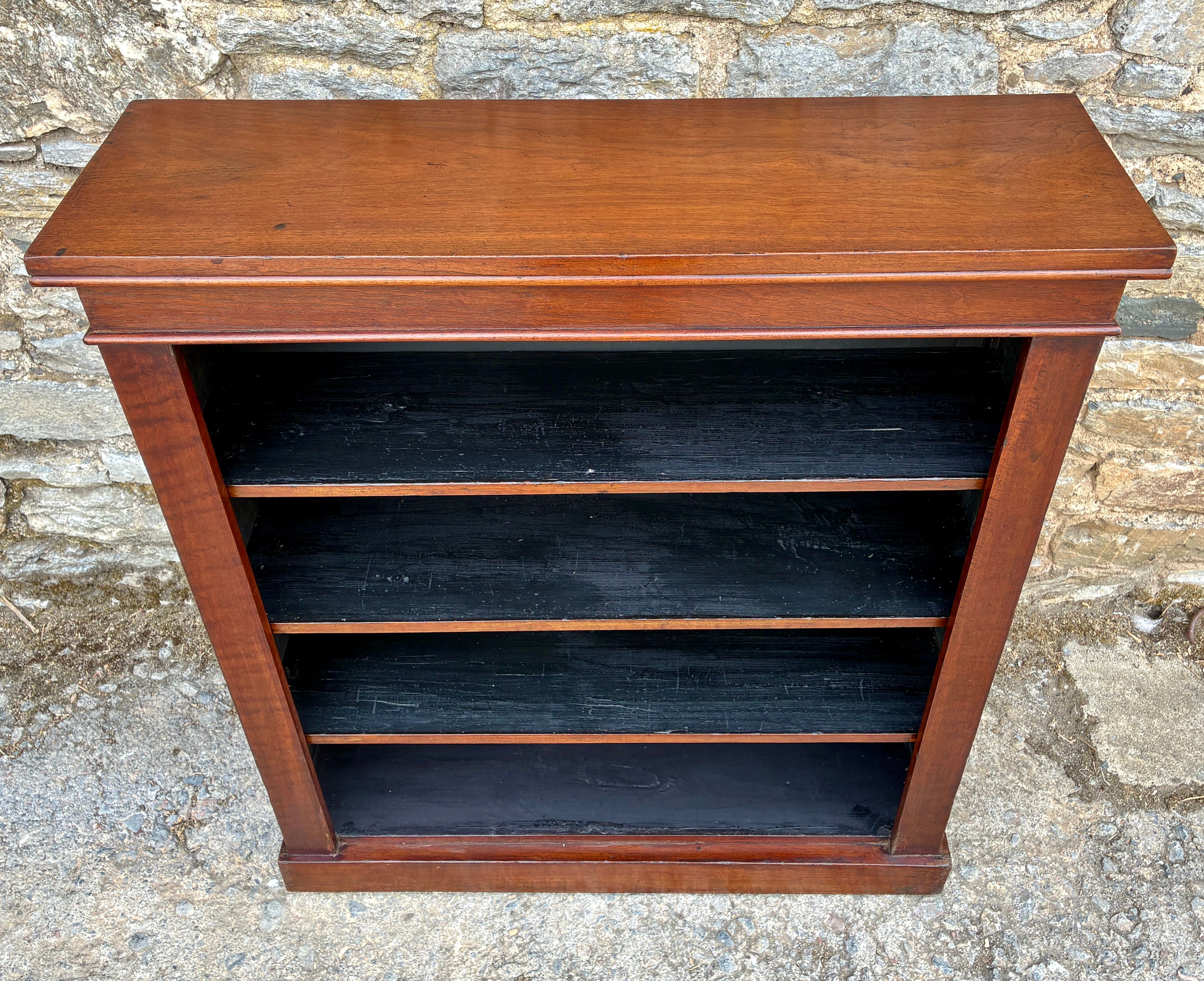 ​Antique Mahogany Open Bookcase