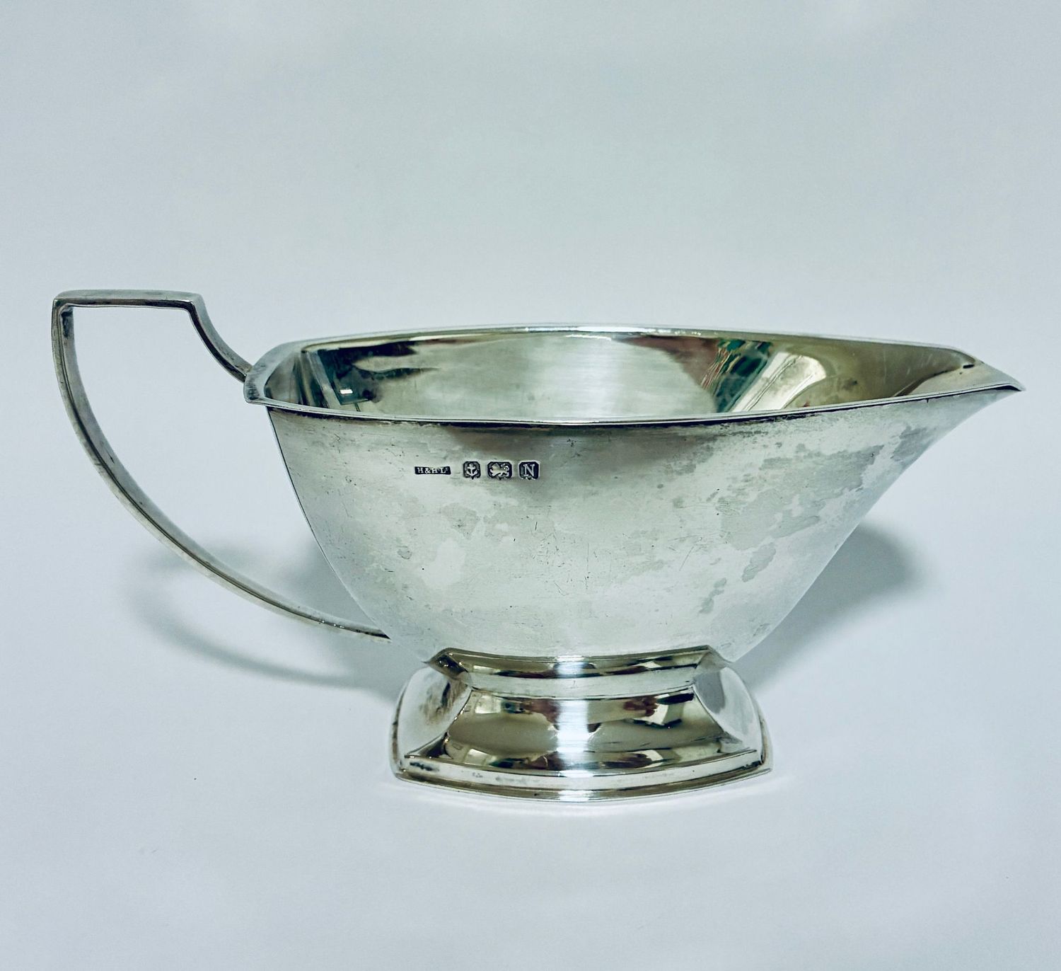 Art Deco Silver Sauce Boat Art Deco Silver Sauce Boat