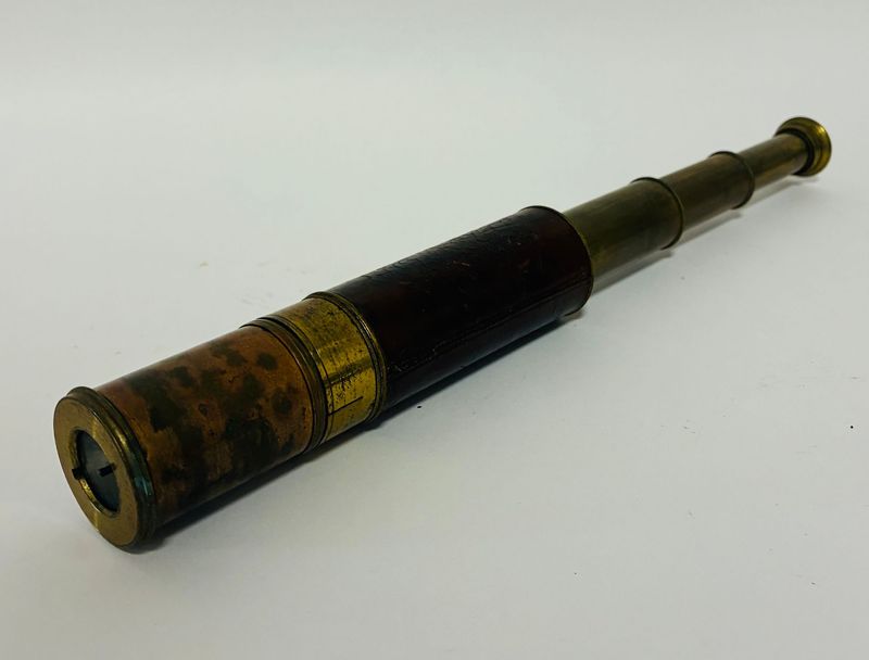Antique Brass 3-Draw Pocket Telescope