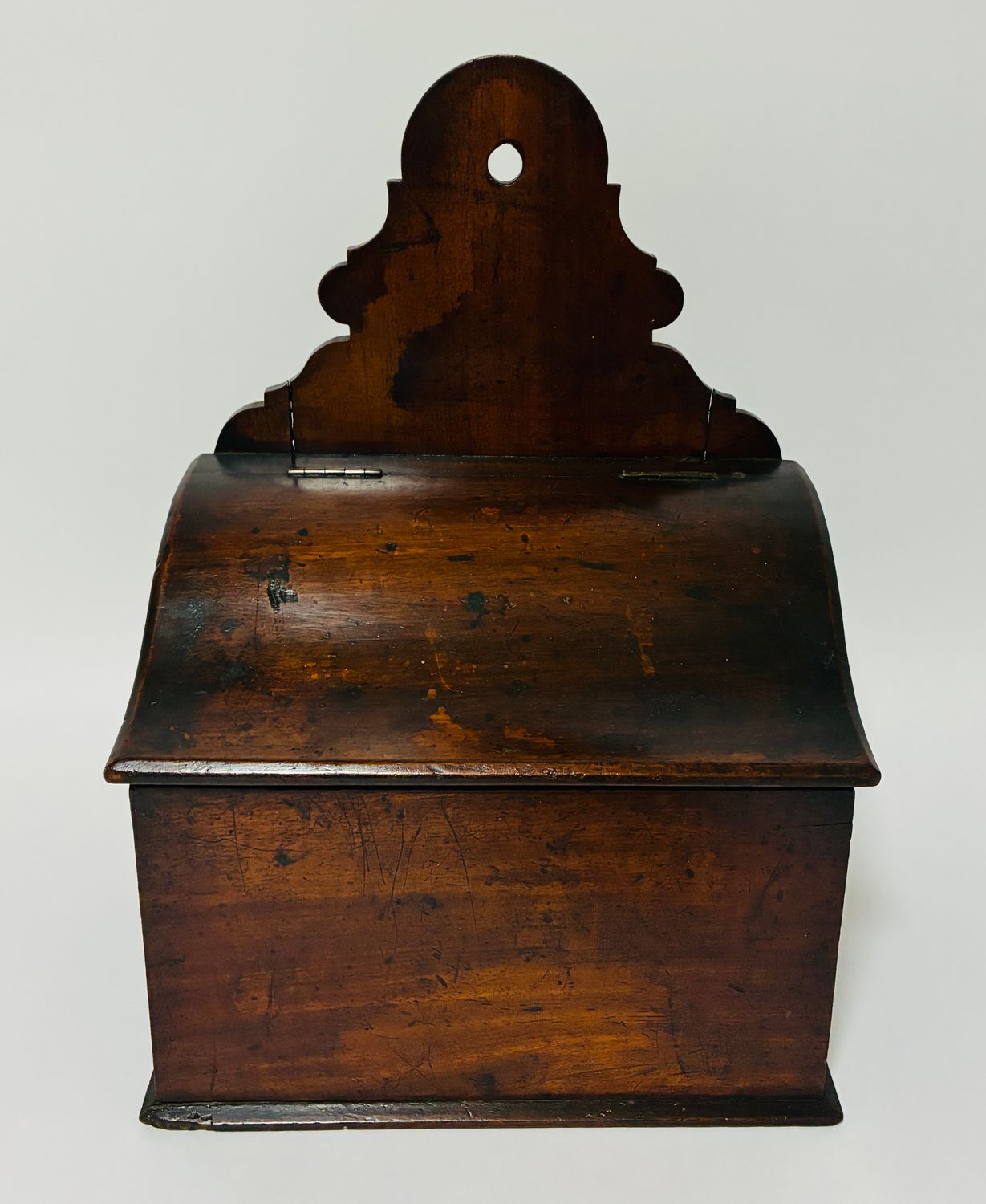 Georgian Mahogany Candle / Salt Box Georgian Mahogany Candle / Salt Box