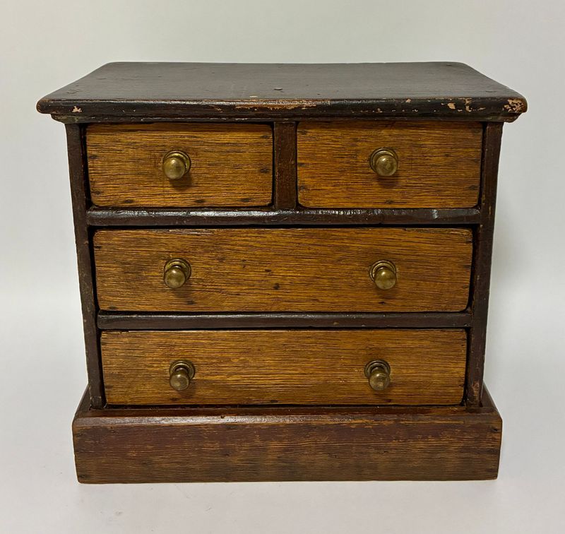 Antique Miniature Apprentice Chest of Drawers