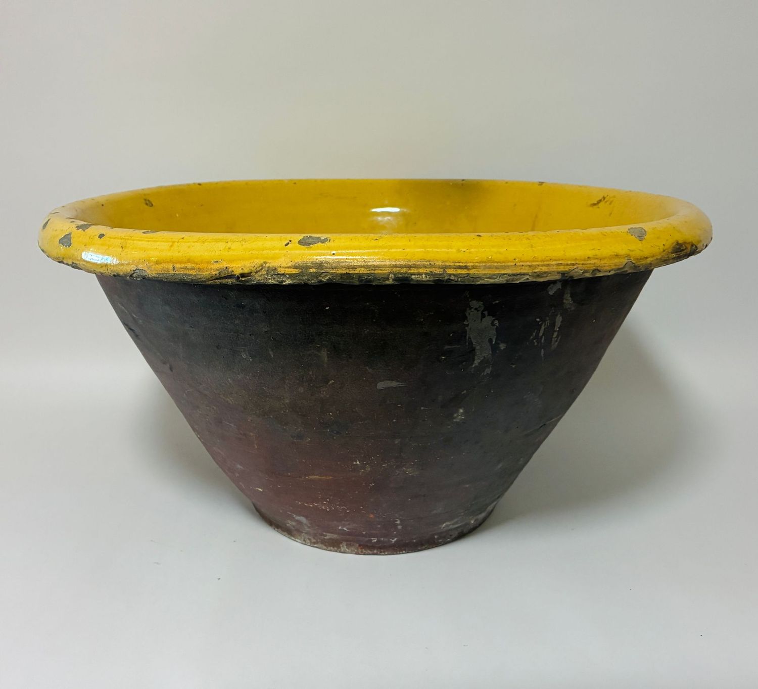Large Antique English Dairy Bowl Large Antique English Dairy Bowl