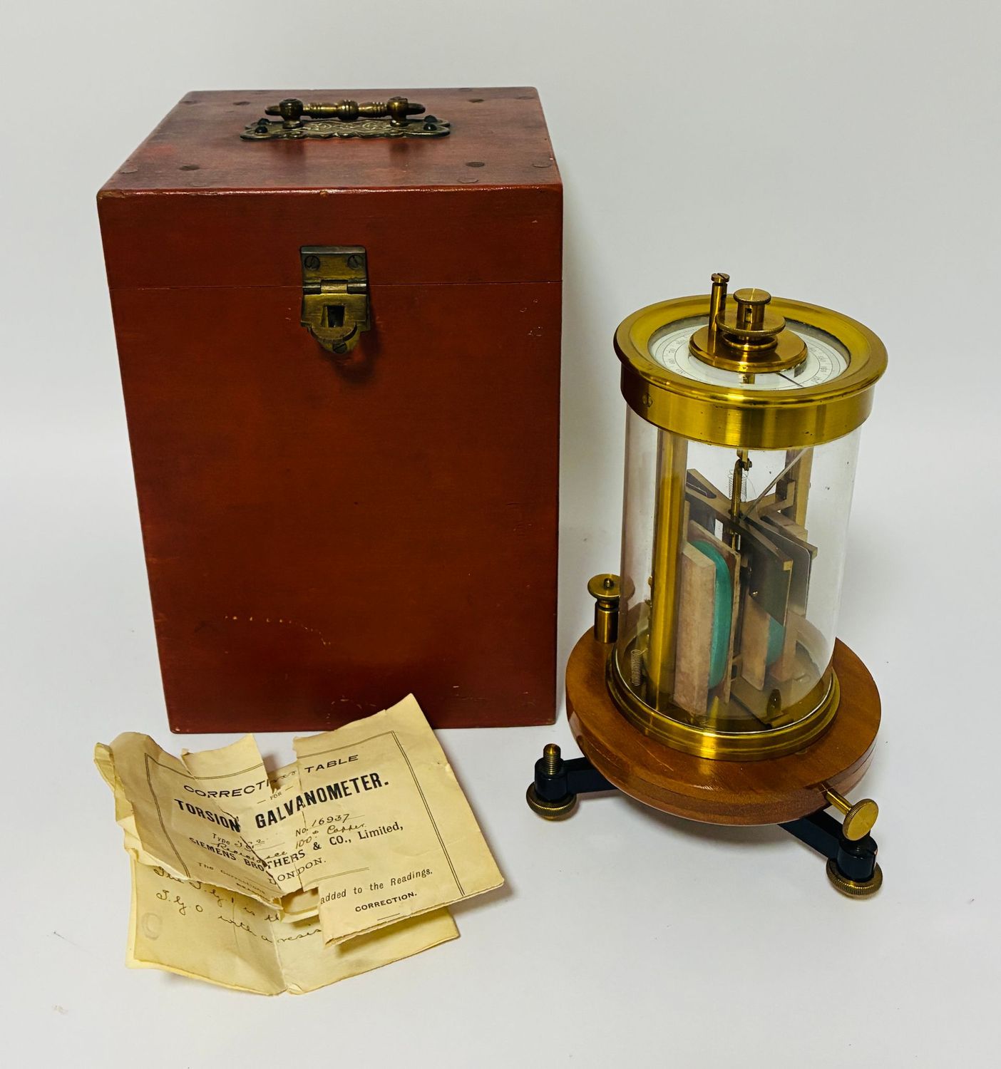 Victorian Torsion Galvanometer Victorian Torsion Galvanometer