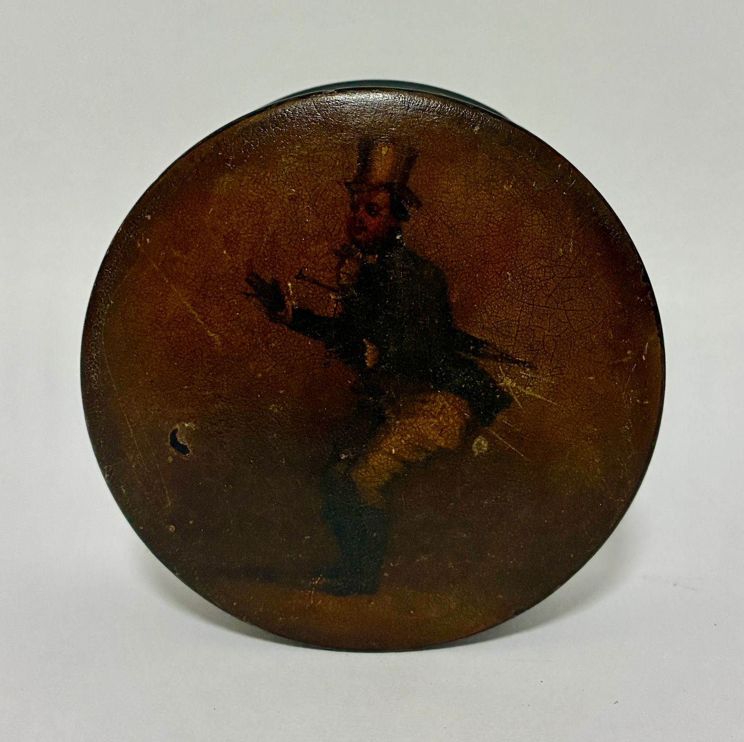 Georgian Papier Mache Table Snuff Box