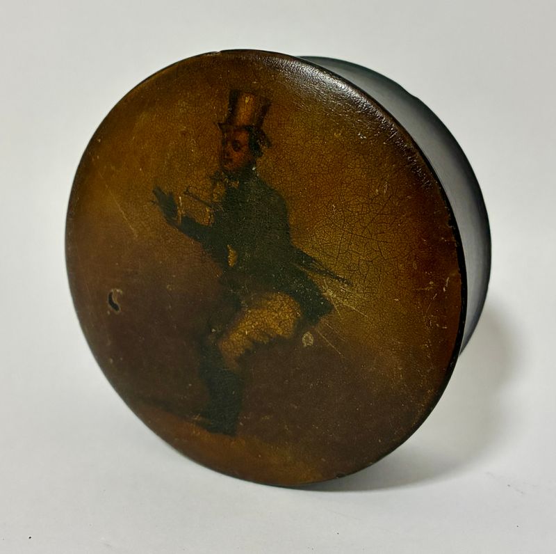 Georgian Papier Mache Table Snuff Box