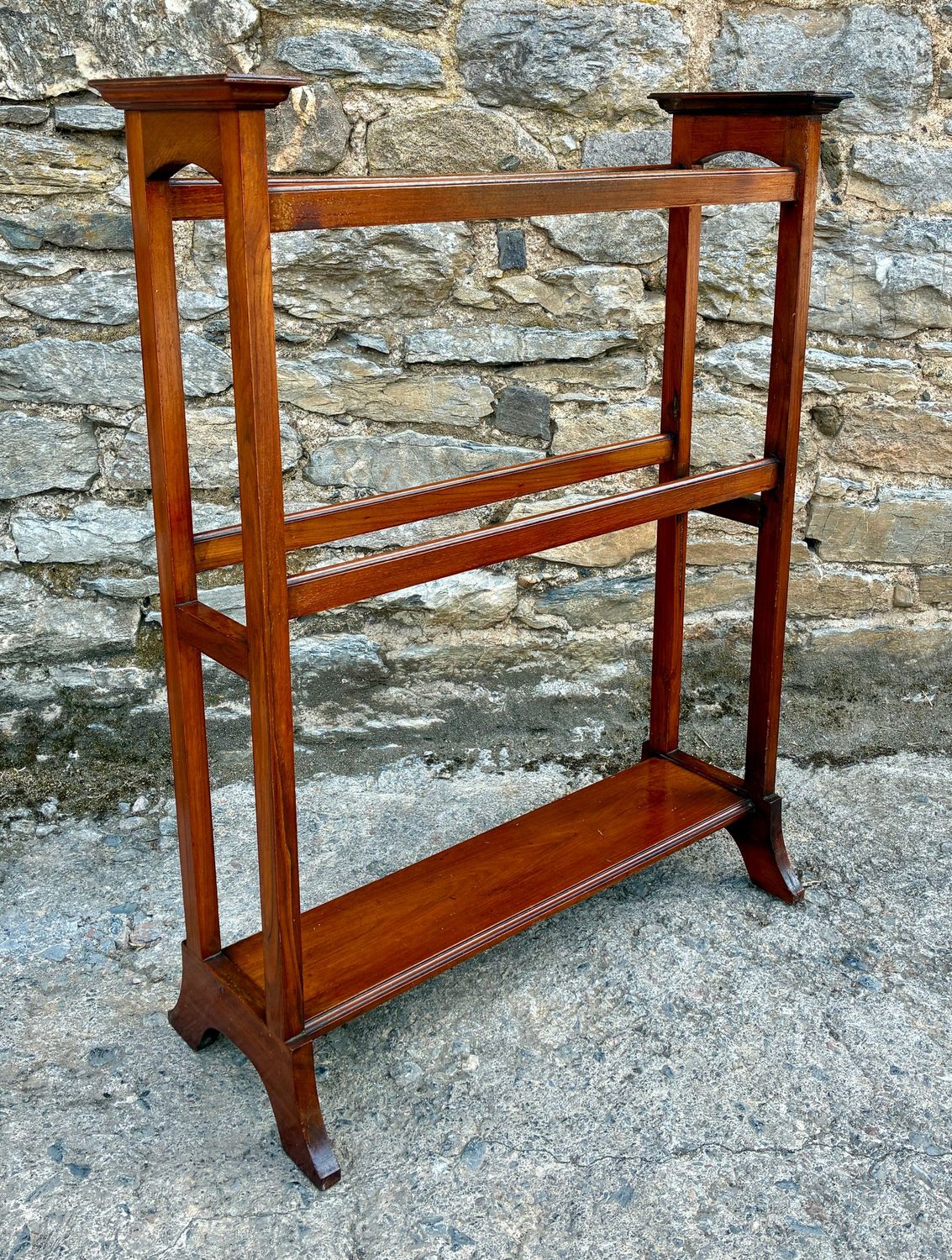 Edwardian Mahogany Towel Rail