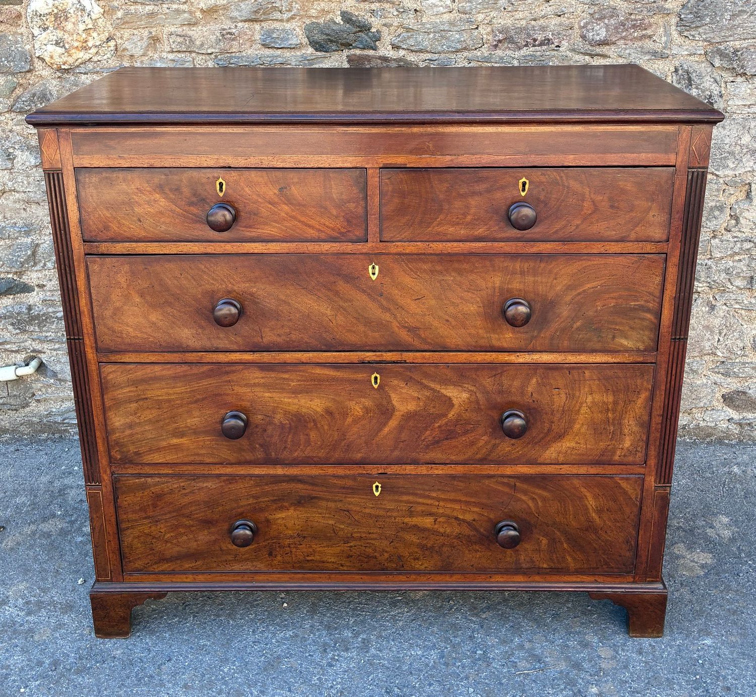 Large Georgian Mahogany Chest of Drawers