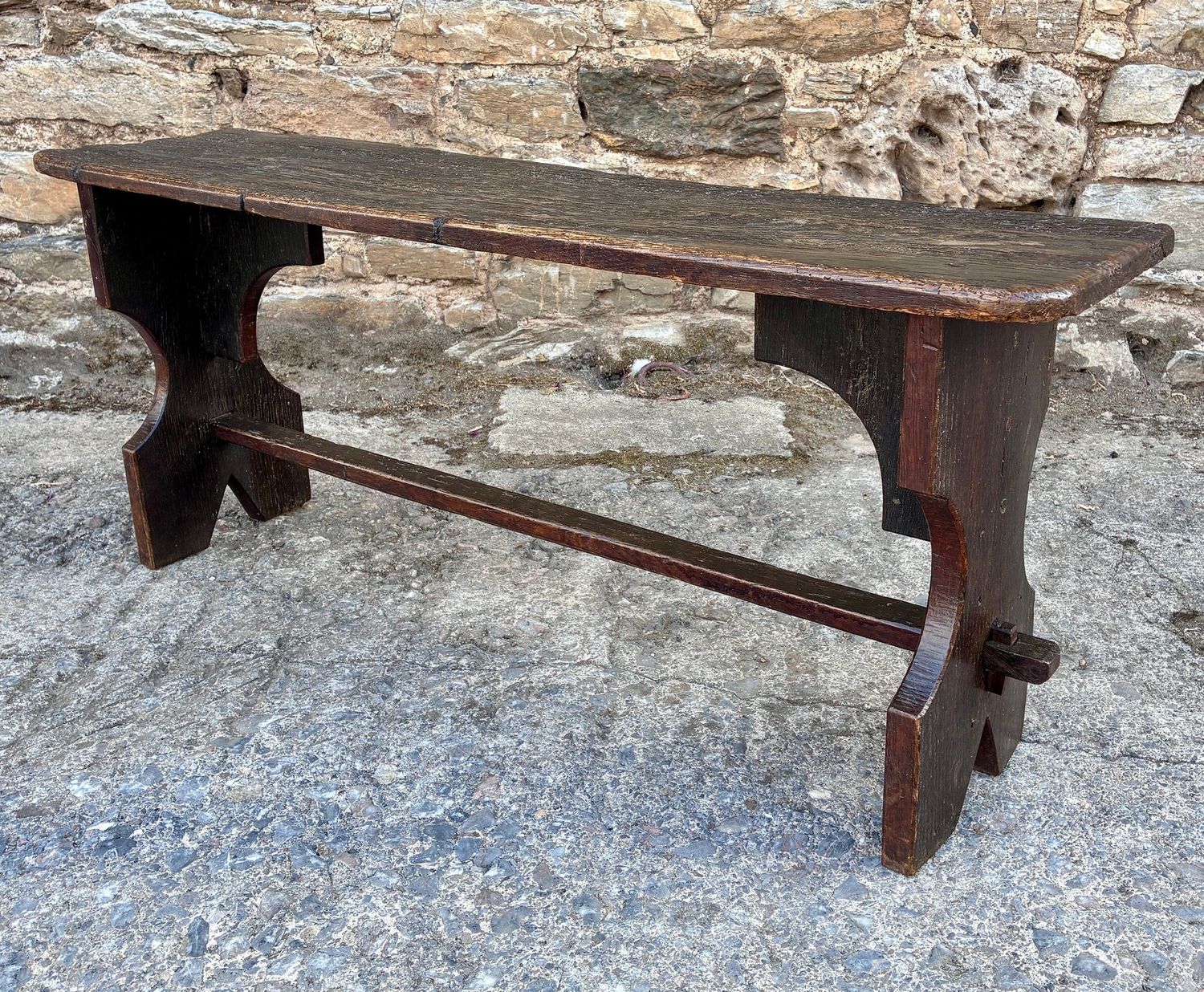 ​Antique Rustic Hall Bench