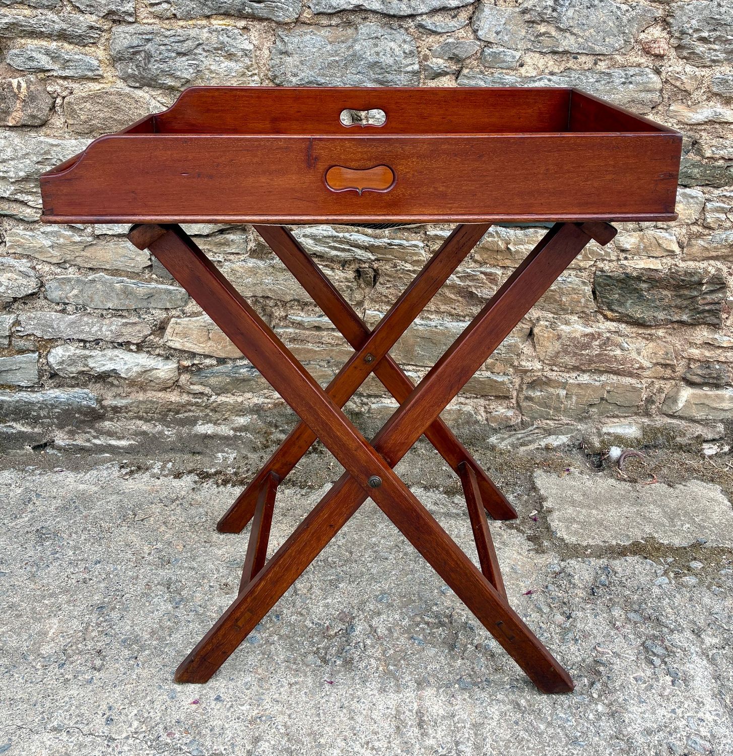​Victorian Mahogany Folding Butler’s Tray