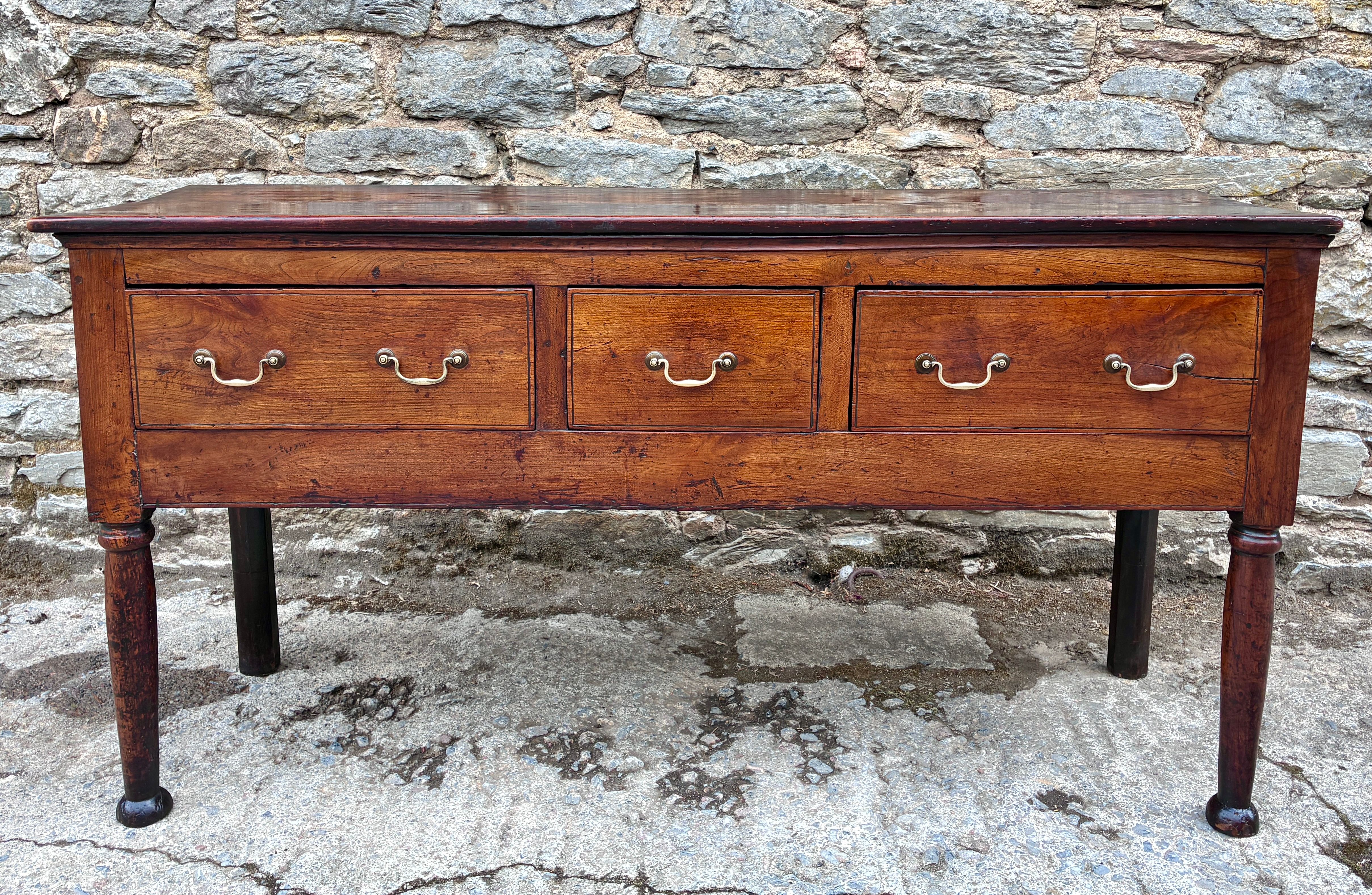 George III Fruitwood Dresser Base