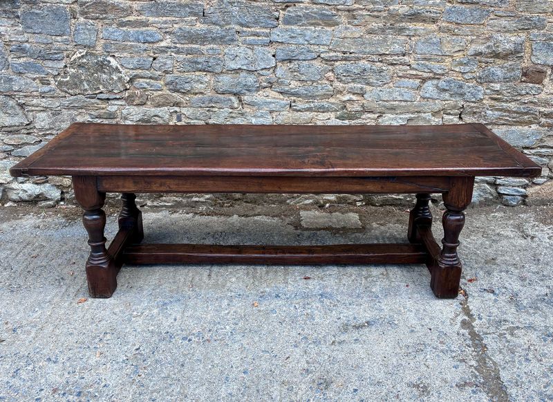 Large Oak Refectory Dining Table